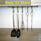 Hiash 11" Heavy Duty Stainless Steel Kitchen Scissor Tongs - Image 5