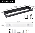 Under Cabinet Paper Towel Holder, Adhesive or Drill Mount Paper Towel Holder - Image 2