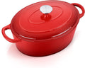 E-far 7QT Oval Dutch Oven Pot by E-far