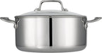 Tramontina Tri-Ply Clad Stainless Steel 5-Quart Dutch Oven Pot - Image 2