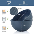Wheat Straw Bowl Sets, Microwave and Dishwasher Safe Bowls, Kitchen Bowl - Image 2