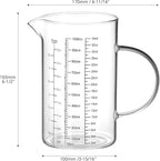 QWORK 34OZ/1000ML Glass Measuring Cup, 4 Cups Multi-Purpose Kitchen Tool - Image 6