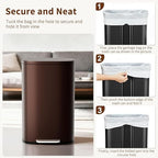 PayLessHere Stainless Steel Trash Can - Image 6