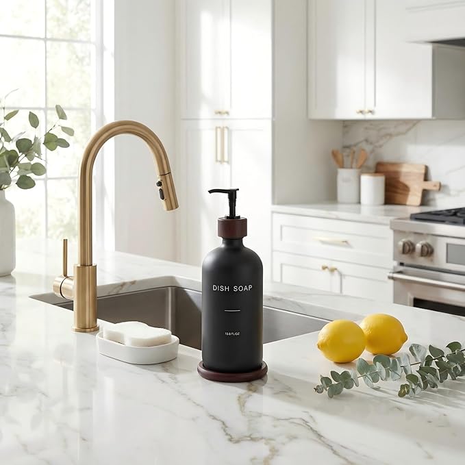 Dish Soap Dispenser, Refillable Soap Dispenser Kitchen - Image 3