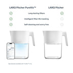 LARQ PureVis 3-in-1 Water Pitcher – Purifier, Filter & Tracking, 8-Cup Water - Image 7