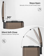 Lovewind 60 Liter/ 16 Gallon Stainless Steel Trash Can - Image 6