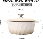 6 QT Enameled Cast Iron Dutch Oven - Image 2