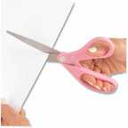 Westcott 15387 8-Inch Pink Ribbon Stainless Steel Scissors - Image 2
