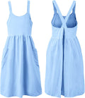 Uaussi Cotton Linen Apron Cross Back Work Apron by Uaussi
