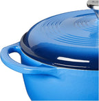 Lodge 4.5 Quart Enameled Cast Iron Dutch Oven - Image 9