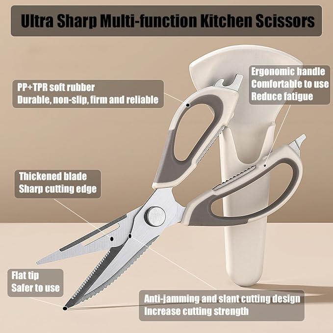 2 Pcs Heavy Duty Kitchen Shears - Image 8