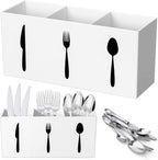 Suzile Acrylic Cutlery Storage Organizer Bin Silverware Caddy Countertop Knife by Suzile