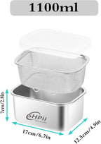 Square Colander Set, 304 Stainless Steel - Image 2