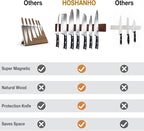 HOSHANHO Magnetic Knife Strips, Magnetic Knife Holder - Image 4