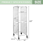 HALLY SINKS & TABLES H Bun Pan Rack 20 Tier - Image 2