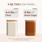 ComSaf 2Pcs Large Glass Storage Containers - Image 3