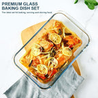 8-Piece Glass Baking Dish Set - Image 6