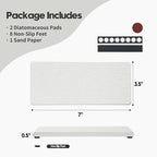 2PCS 7"x3.5" Water Absorbing Bathroom Sink Vanity Trays, Diatomite Stone Quick - Image 2
