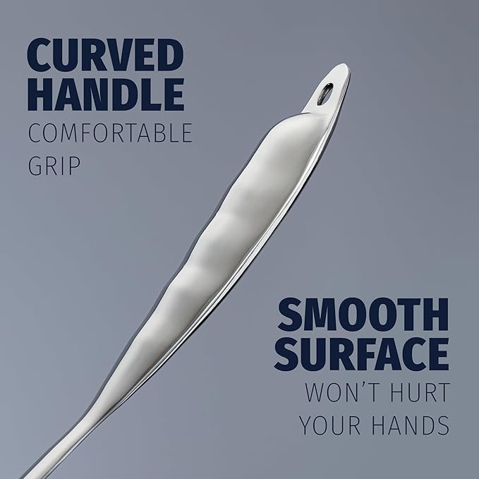 Zulay Kitchen Stainless Steel Slotted Spoon - Image 6