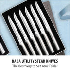 Rada Cutlery Six Utility/Steak Knives Gift Set, 6-Piece Knife Set, Stainless - Image 3