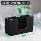 2-Pack Paper Towel Dispenser Countertop, Wooden Bathroom Paper Towel Holder - Image 2