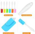 ZukoCert 6 Piece Mini Silicone Spatula Set, Small Heat-Resistant Rubber Spatulas - Image 3