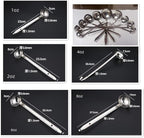 Stainless Steel Hooked Handle Ladle Set - Image 3