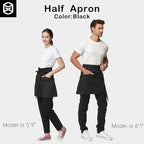 Unisex Waist Apron Half Bistro Apron Server Aprons - Image 4