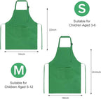 SINLAND Kids Apron with Pocket 2 Pack Children Chef Apron - Image 6
