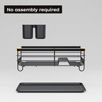 Dish Racks for Kitchen Counter: Wooden Handles, Thickened Metal, No Assembly. - Image 6