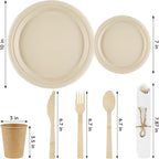 Compostable Disposable Dinnerware Set - Image 2