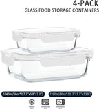 Extra Large Glass Food Storage/Baking Containers Set - Image 2