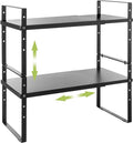 Across-Star Expandable Cabinet Shelf Organizer Rack, Stackable Kitchen by Acorss-Star