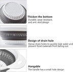 Collapsible Colander and Strainer, Silicone Strainer Colanders & Food Strainers - Image 5