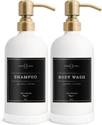 Vine Creations White Glass Soap Dispenser, 2 Pack Kitchen Soap Dispenser Set - Image 7