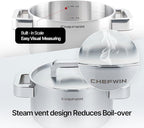 316 Stainless Steel 1.9 Quart Durable Sauce Pot - Image 7