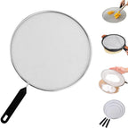 Splatter Screen for Frying Pan, Stainless Steel Grease Splatter Guard Splatter by HISKI