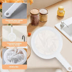 Ultra-Fine Nylon Mesh Strainer- Mini Kitchen Colander - Image 3