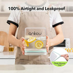 Food Storage Container with Lid, 2.8 Qt Airtight Pantry Canister, BPA-Free - Image 3