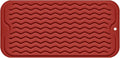 Silicone Dish Drying Mat, Non-Slip Easy Clean Sink Mat Large Heat-resistant by MODENGKONGJIAN