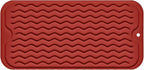 Silicone Dish Drying Mat, Non-Slip Easy Clean Sink Mat Large Heat-resistant by MODENGKONGJIAN