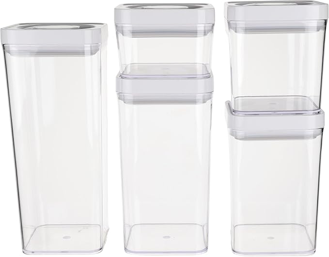 Amazon Basics Airtight Food Storage Containers, BPA Free, Dishwasher Safe - Image 2