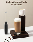 SIMPLETASTE Milk Frother Handheld Electric Foam Maker, Drink Mixer - Image 3