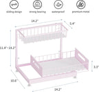 Saydear Under Sink Organizer Storage 2-Tier Premium Metal Pull-Out Kitchen - Image 6