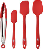 Kaluns Silicone Spatula Set 4 Pcs Rubber Spatulas Silicone Heat Resistant 600°F by Kaluns%C2%AE