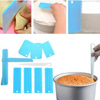 11 Pcs Cake Scraper Set Cake Edge Scraper Cutters - Image 7