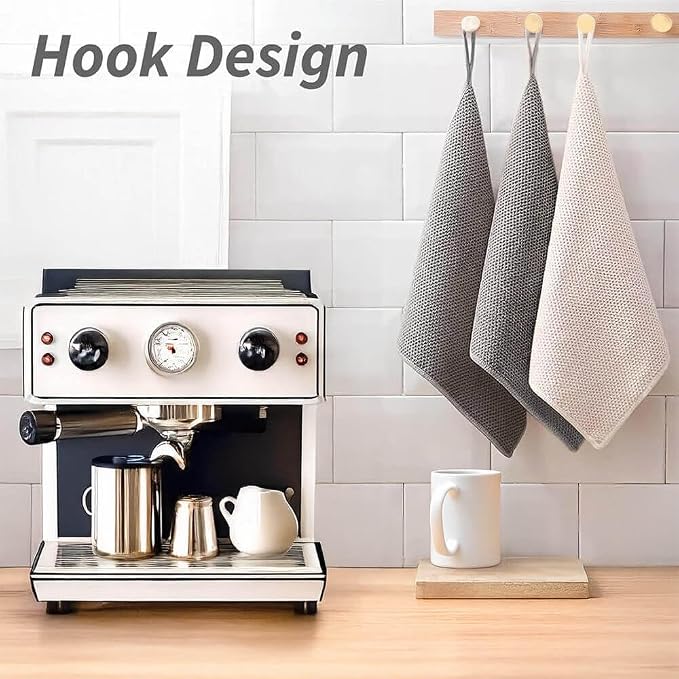 Espresso Accessories Barista Towels 6 Pack – Microfiber Cleaning Cloths - Image 3