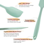Silicone Spatula, 11 inch Heat Resistant Non Stick cookware - Image 4