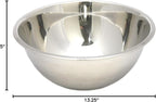 Chef Craft Brushed Mixing Bowl, Stainless Steel - Image 4
