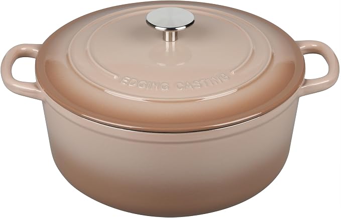 EDGING CASTING Enameled Cast Iron Dutch Oven Pot by EDGINGCOOKWARE